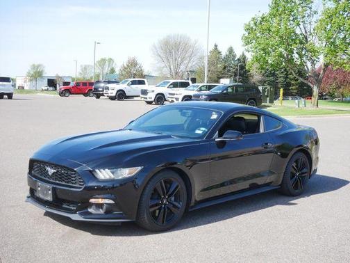 Black 2015 Ford Mustang EcoBoost Premium