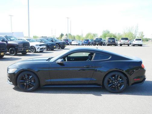 Black 2015 Ford Mustang EcoBoost Premium