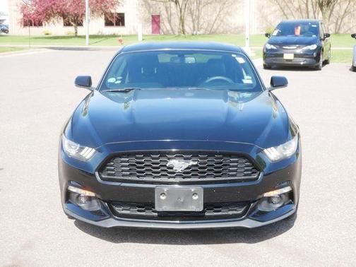 Black 2015 Ford Mustang EcoBoost Premium