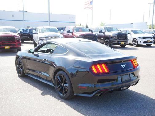 Black 2015 Ford Mustang EcoBoost Premium