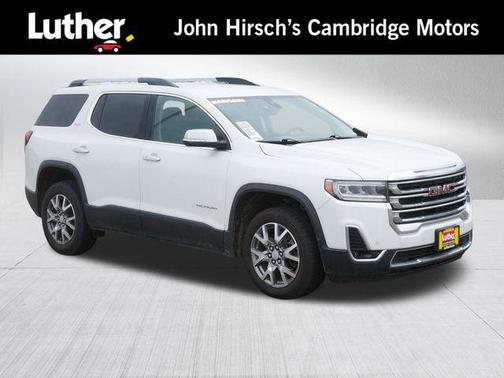 White Frost Tri-Coat 2021 GMC Acadia SLT