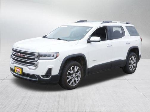 White Frost Tri-Coat 2021 GMC Acadia SLT
