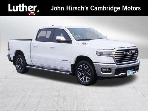 Bright White Clearcoat 2025 RAM 1500 Laramie