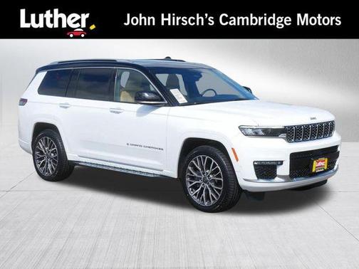 Bright White Clearcoat 2023 Jeep Grand Cherokee L Summit