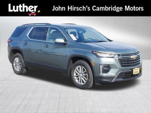Silver Sage Metallic 2023 Chevrolet Traverse LT Cloth