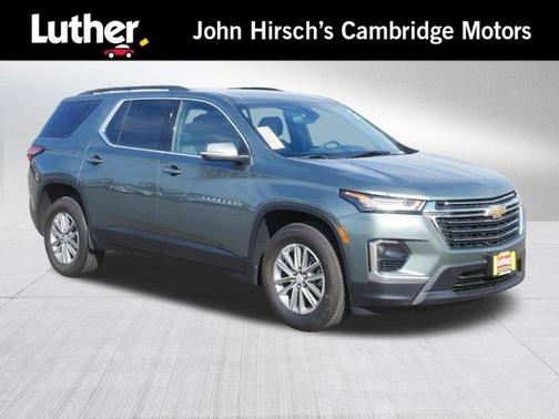 Silver Sage Metallic 2023 Chevrolet Traverse LT Cloth