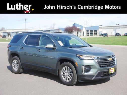 Silver Sage Metallic 2023 Chevrolet Traverse LT Cloth