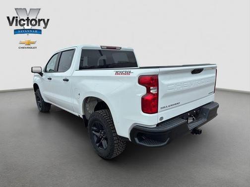 White 2026 Chevrolet Silverado 1500 Custom Trail Boss
