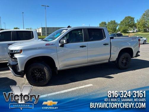 Silver Ice Metallic 2021 Chevrolet Silverado 1500 LT Trail Boss