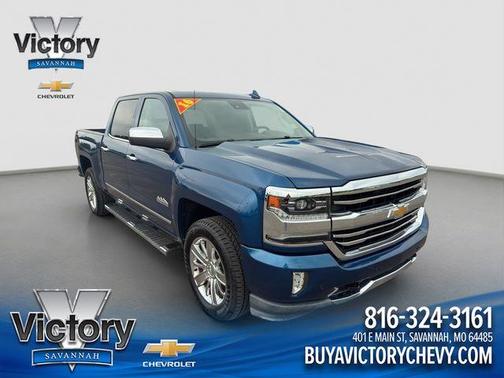 Deep Ocean Blue Metallic 2016 Chevrolet Silverado 1500 High Country