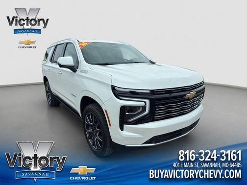 Iridescent Pearl Tricoat 2025 Chevrolet Tahoe High Country