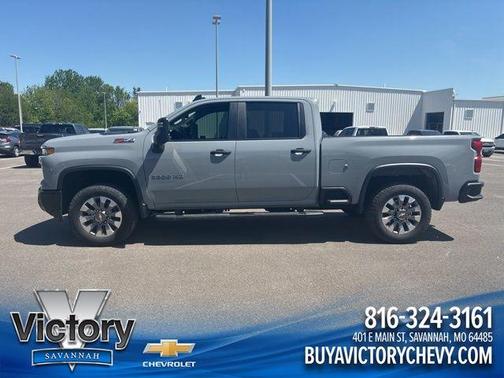 Slate Gray Metallic 2025 Chevrolet Silverado 2500 Custom