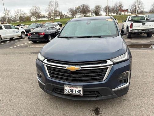 Northsky Blue Metallic 2022 Chevrolet Traverse LS
