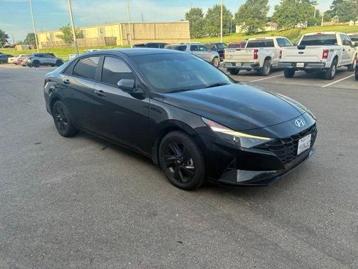 Onyx Black 2023 Hyundai ELANTRA HEV Blue