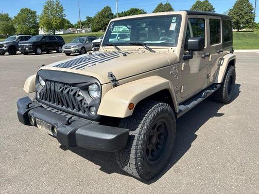 Mojave Sand Clearcoat 2016 Jeep Wrangler Unlimited Sahara