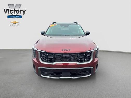 Red 2025 Kia Sorento SX