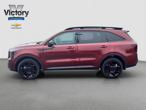 Red 2025 Kia Sorento SX