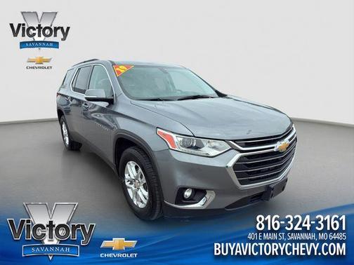 Satin Steel Metallic 2019 Chevrolet Traverse LT Cloth
