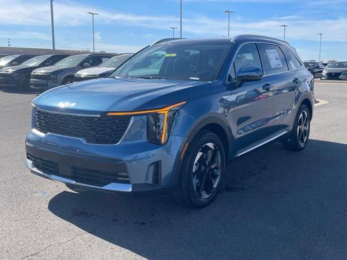 Mineral Blue 2026 Kia Sorento Hybrid EX