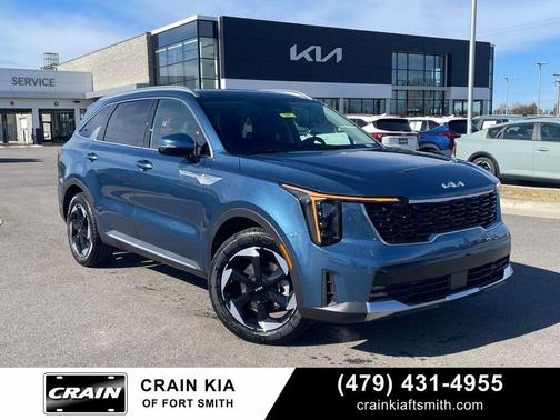 Mineral Blue 2026 Kia Sorento Hybrid EX