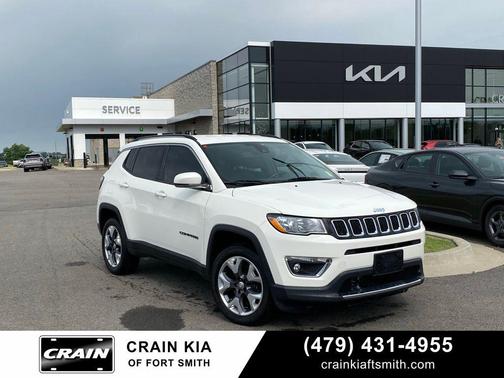 White Clearcoat 2021 Jeep Compass Limited