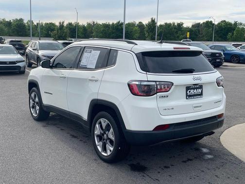 White Clearcoat 2021 Jeep Compass Limited