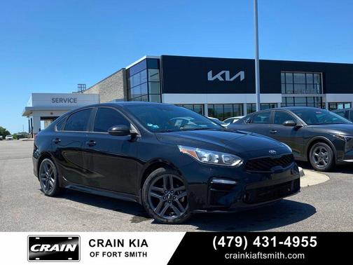 Aurora Black 2021 Kia Forte GT-Line