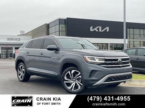 Gray 2021 Volkswagen Atlas Cross Sport 3.6L V6 SEL