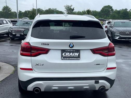 White Metallic 2019 BMW X3 sDrive30i