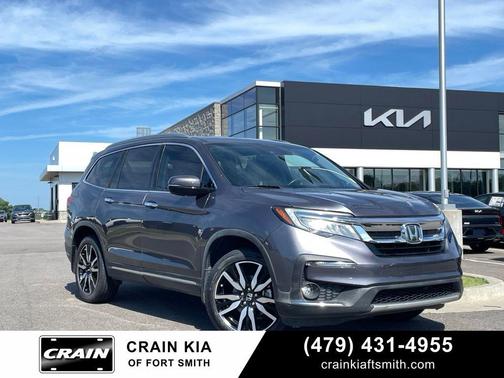 Modern Steel Metallic 2021 Honda Pilot Touring 8-Passenger