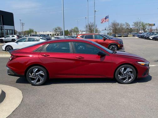 Red 2025 Hyundai ELANTRA Sport