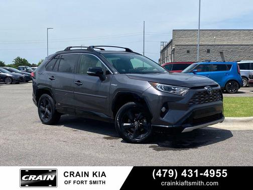 Magnetic Gray Metallic 2019 Toyota RAV4 Hybrid SE