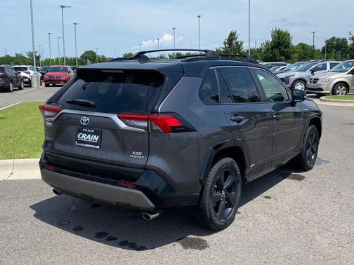 Magnetic Gray Metallic 2019 Toyota RAV4 Hybrid SE