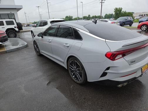 Gray 2022 Kia K5 GT