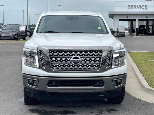 Pearl White 2019 Nissan Titan XD Platinum Reserve