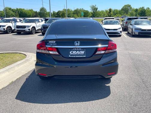 Black 2015 Honda Civic LX