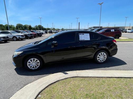 Black 2015 Honda Civic LX