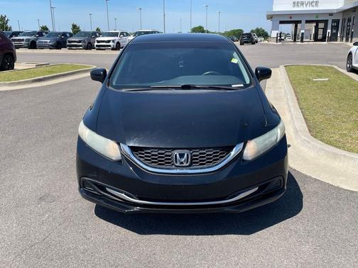 Black 2015 Honda Civic LX