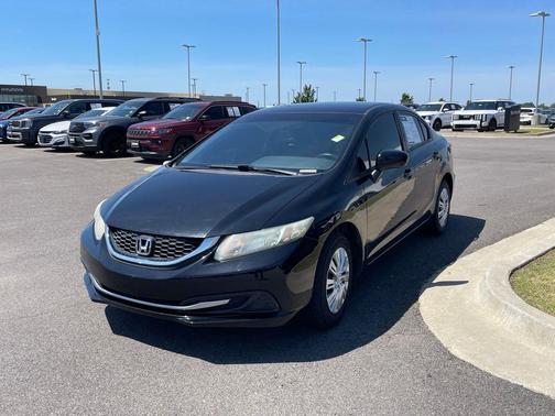 Black 2015 Honda Civic LX