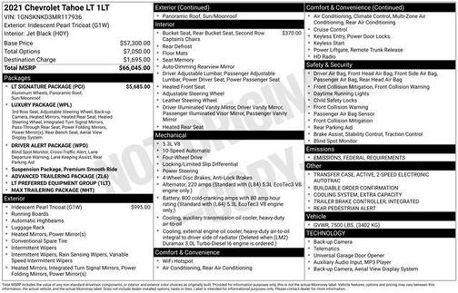 2021 Chevrolet Tahoe LT