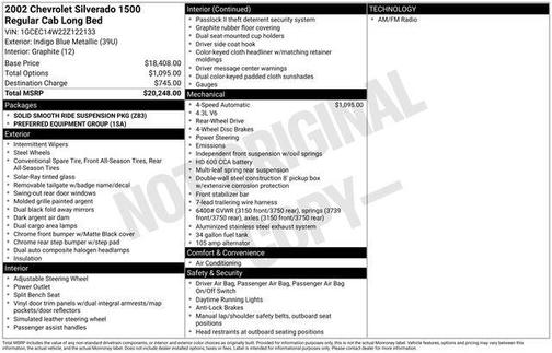 2002 Chevrolet Silverado 1500 Base
