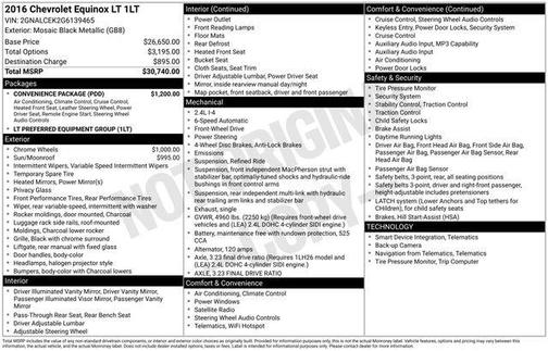 2016 Chevrolet Equinox LT