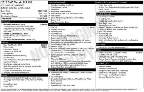 2016 GMC Terrain SLT