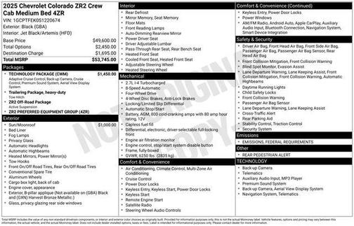 2025 Chevrolet Colorado ZR2
