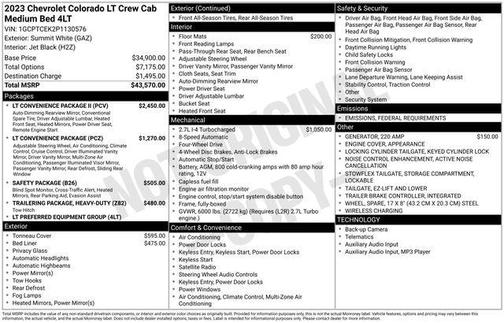 2023 Chevrolet Colorado LT