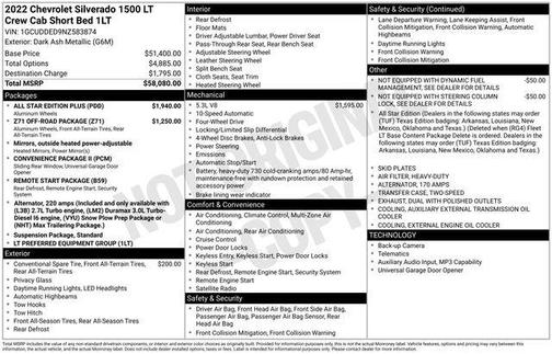 2022 Chevrolet Silverado 1500 LT