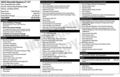 2024 Chevrolet Equinox 1LT