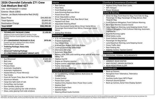 2026 Chevrolet Colorado Z71
