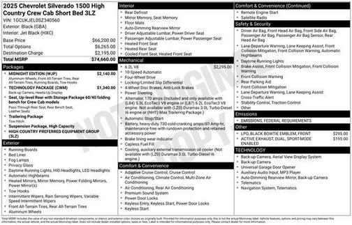 2025 Chevrolet Silverado 1500 High Country