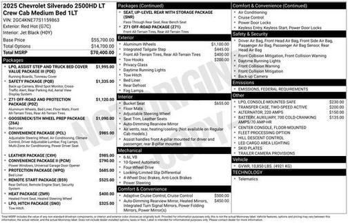 2025 Chevrolet Silverado 2500 LT